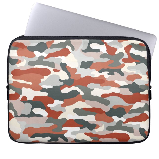 Housse Pour Ordinateur Portable Camouflage d'automne (Devant)