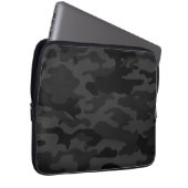 Housse Pour Ordinateur Portable Camouflage noir (Devant droit)