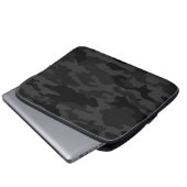 Housse Pour Ordinateur Portable Camouflage noir (Devant bas)