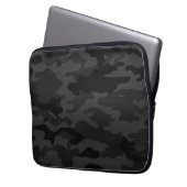 Housse Pour Ordinateur Portable Camouflage noir (devant gauche)