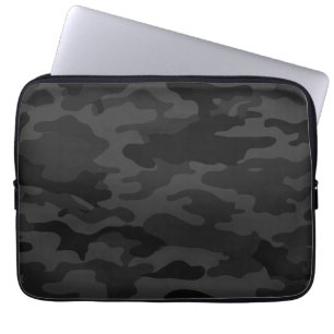 Housse Pour Ordinateur Portable Camouflage noir