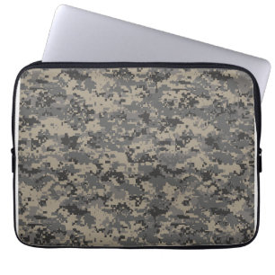 Housse Pour Ordinateur Portable Camouflage numérique armée pixel photo imprimé