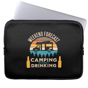 Housse Pour Ordinateur Portable Camping Bière Avec Bière Anniversaire