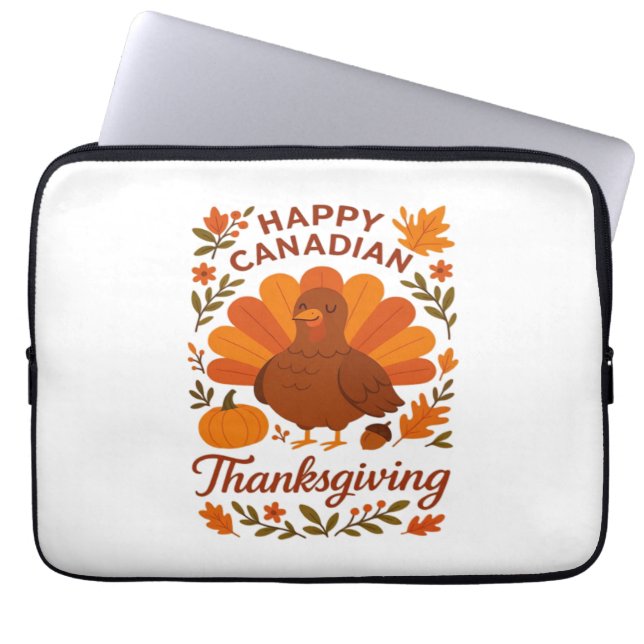 Housse Pour Ordinateur Portable Canadian Thanksgiving Automne Celebration Classiqu (Devant)