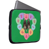 Housse pour ordinateur portable Candy Love Hearts (Devant droit)