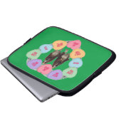 Housse pour ordinateur portable Candy Love Hearts (Devant bas)