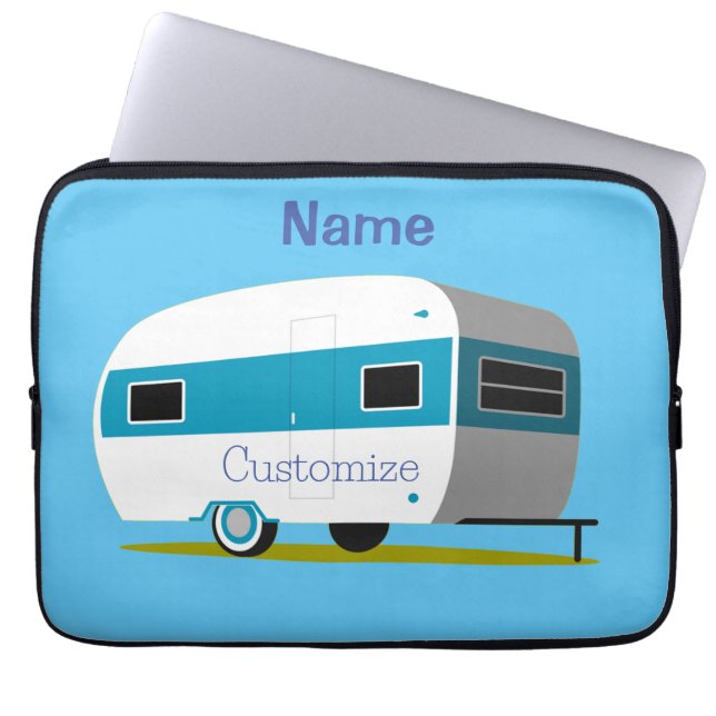 Housse Pour Ordinateur Portable Caravan Camper RV Thunder_Cove (Devant)