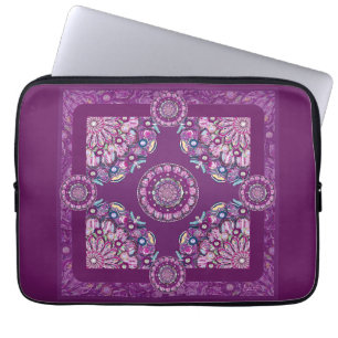 Housse Pour Ordinateur Portable Cardinal Red Rosace