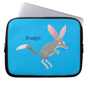 Housse Pour Ordinateur Portable Caricature de bilby australien très heureuse