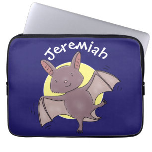Housse Pour Ordinateur Portable Caricature de vol de chauve-souris
