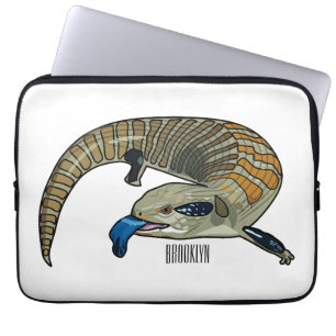 Housse Pour Ordinateur Portable Caricature en bleu