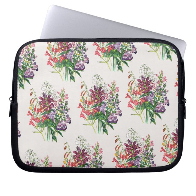 Housse Pour Ordinateur Portable Carnaval des fleurs (Devant)