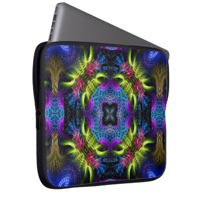 Housse Pour Ordinateur Portable Carnet d'art magique de Mandala (Devant droit)