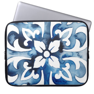 Housse Pour Ordinateur Portable Carreau de Cobalt II