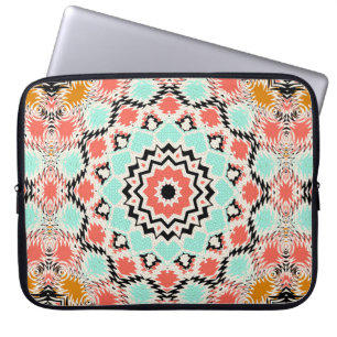 Housse Pour Ordinateur Portable Carrelage sans fil ornemental abstrait carreaux mo
