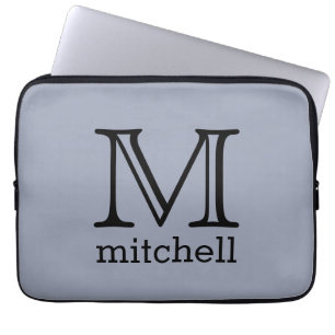 Housse Pour Ordinateur Portable Carrosseries personnalisées Monogramme, Nom et Cou
