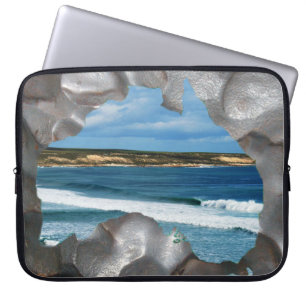 Housse Pour Ordinateur Portable Carte Australie Avec Vue Sur La Mer 15 Pouces Port