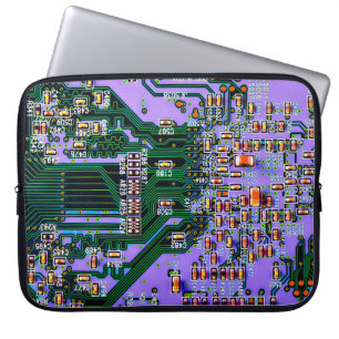 Housse Pour Ordinateur Portable Carte de circuit électronique fermer. arrière - pl
