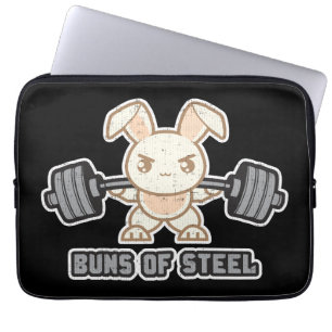 Housse Pour Ordinateur Portable Cartoon De Lapin D'Entraînement - Buns D'Acier, An