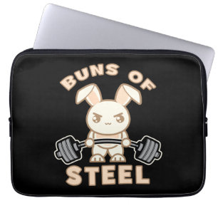 Housse Pour Ordinateur Portable Cartoon De Lapin D'Entraînement - Buns D'Acier - G