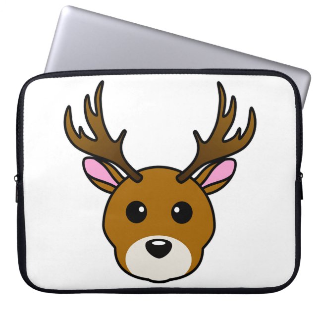 Housse Pour Ordinateur Portable Cartoon Deer (Devant)