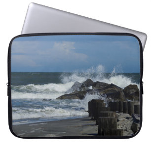 Housse Pour Ordinateur Portable Casser Des Vagues À La Folie
