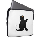 Housse Pour Ordinateur Portable Cat dit bonjour (Devant droit)