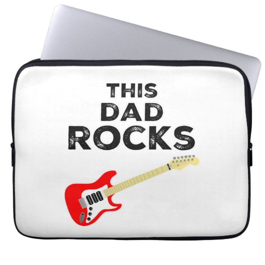 Housse Pour Ordinateur Portable Ce Papa Rocks (Devant)