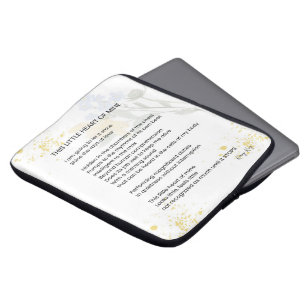 Housse Pour Ordinateur Portable Ce Petit Coeur De Moi - Poème Gratuit