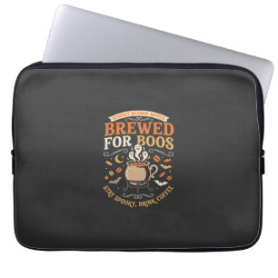 Housse Pour Ordinateur Portable Célébration de fantômes de café d'Halloween