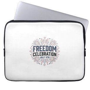 Housse Pour Ordinateur Portable Célébration de la liberté 4 juillet conception de
