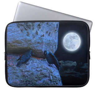 Housse Pour Ordinateur Portable Cercle celtique de Stonehenge, Jackdaws & Pleine l
