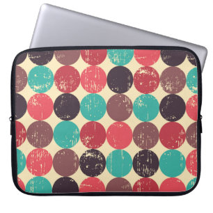 Housse Pour Ordinateur Portable Cercle motif sans soudure. Motif sans couture. Cen