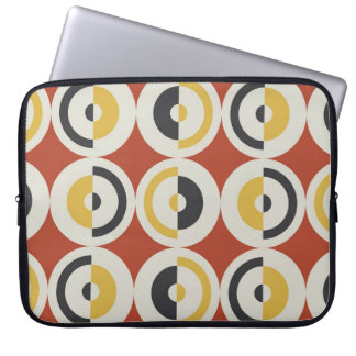 Housse Pour Ordinateur Portable Cercles colorés géométriques sans couture Motif