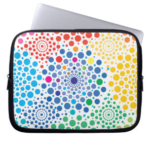 Housse Pour Ordinateur Portable Cercles Mandala 3