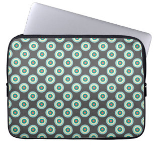 Housse Pour Ordinateur Portable Cercles mixtes gris par Shirley Taylor