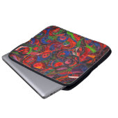 Housse Pour Ordinateur Portable Cercles rouges (Devant bas)