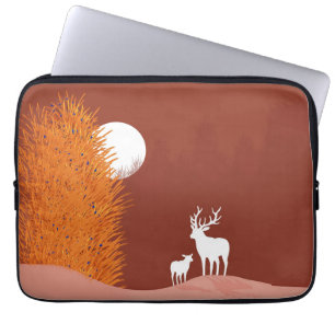 Housse Pour Ordinateur Portable Cerf sur Lit Hill