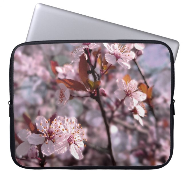 Housse Pour Ordinateur Portable Cerise Plum Tree rose (Devant)