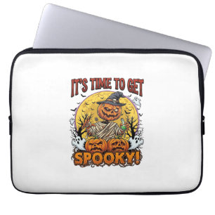 Housse Pour Ordinateur Portable C'est le moment de rendre Halloween effrayant Citr