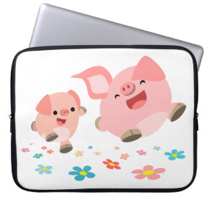 Housse Pour Ordinateur Portable C'est le printemps! ! - Deux mignons manches Porta