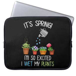 Housse Pour Ordinateur Portable C'est le printemps ! Je suis tellement excitée qu