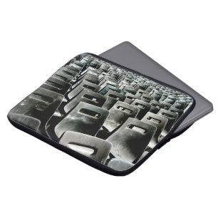 Housse Pour Ordinateur Portable Chaises gris monochromatique
