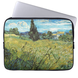 Housse Pour Ordinateur Portable Champ de blé vert Vincent van Gogh