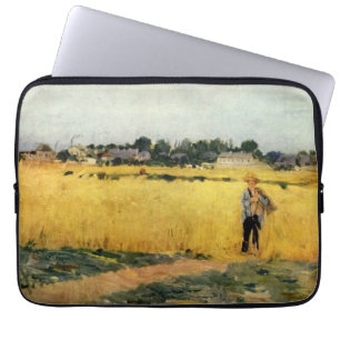 Housse Pour Ordinateur Portable Champ de céréales (par Berthe Morisot)