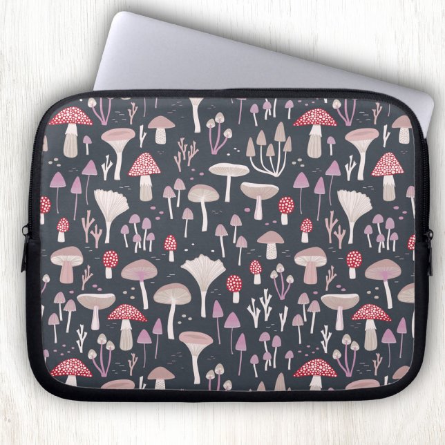 Housse Pour Ordinateur Portable Champignon Fungi Toadstool (Mushroom toadstool fungi laptop sleeve case)