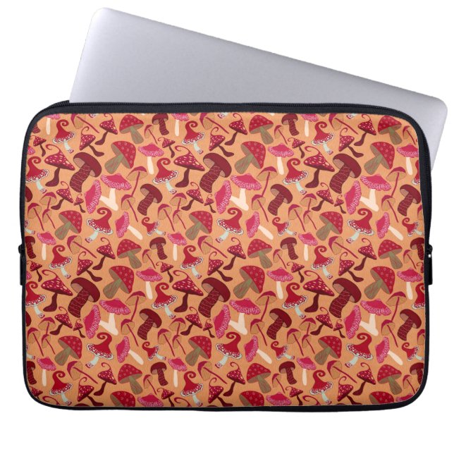 Housse Pour Ordinateur Portable Champignons mignons (Devant)