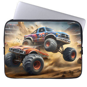 Housse Pour Ordinateur Portable Chaos sur les roues : Monster Truck Smash Derby