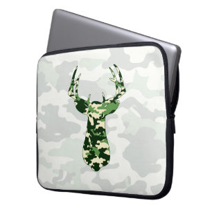 Housse Pour Ordinateur Portable Chasse aux cerfs Camo Buck