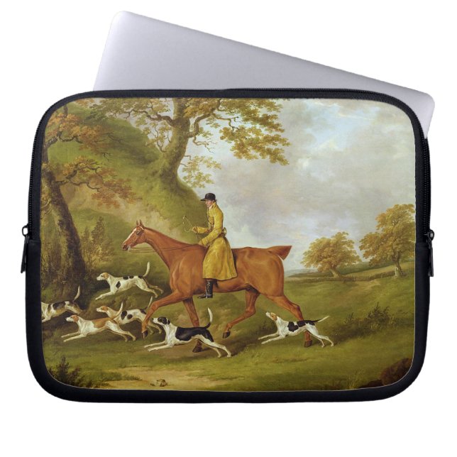 Housse Pour Ordinateur Portable Chasseur et chiens, 1809 (huile sur la toile) (Devant)